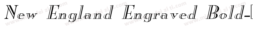 New England Engraved Bold字体转换